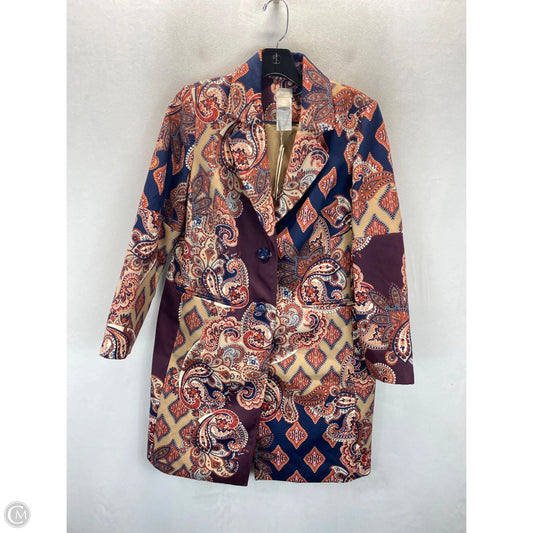 Coat Other By Chicos In Paisley Print, Size: Sp