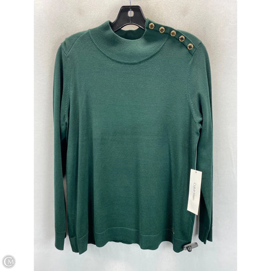 Sweater By Calvin Klein In Green, Size: M