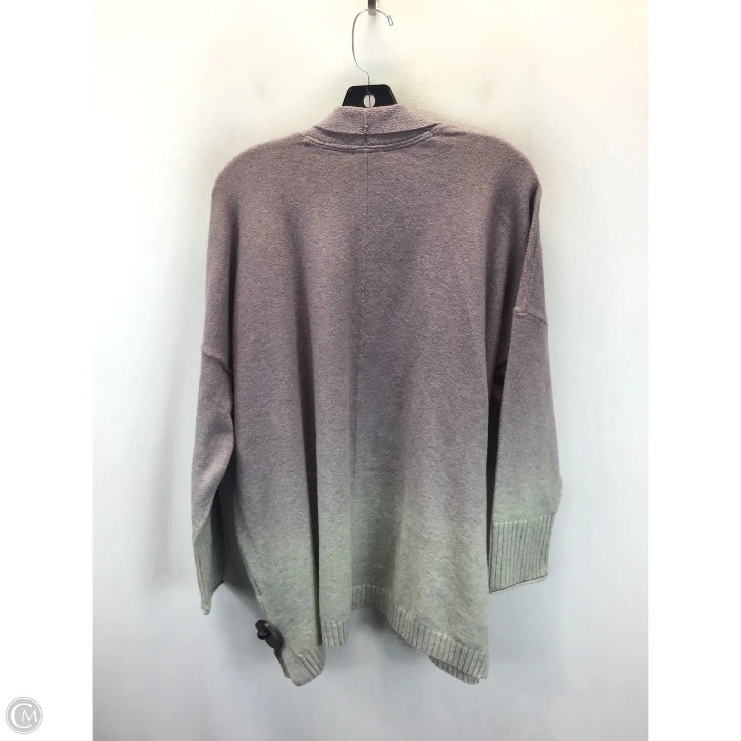 Cardigan By J. Jill In Grey & Purple, Size: Xlp