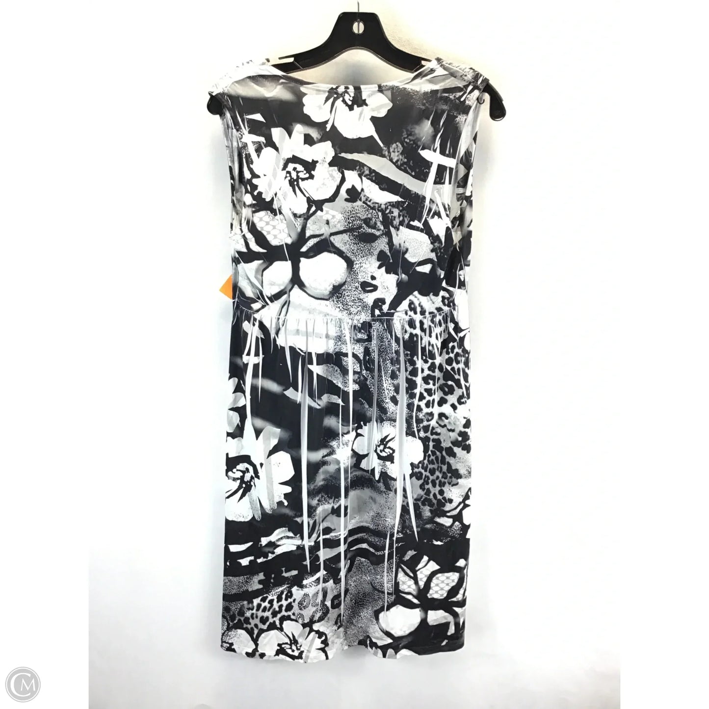 Dress Casual Midi By Style And Company In Black & White, Size: M