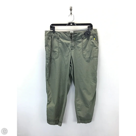 Pants Cropped By Sonoma In Green, Size: 14