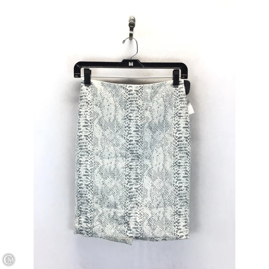 Skirt Midi By Ann Taylor In Snakeskin Print, Size: 0p