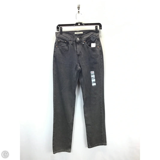 Jeans Straight By Levis In Grey, Size: 2