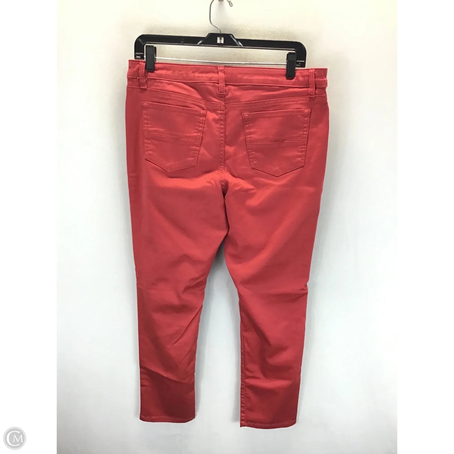 Jeans Straight By New York And Co In Red, Size: 10
