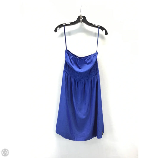 Dress Casual Midi By Loft In Blue, Size: 2