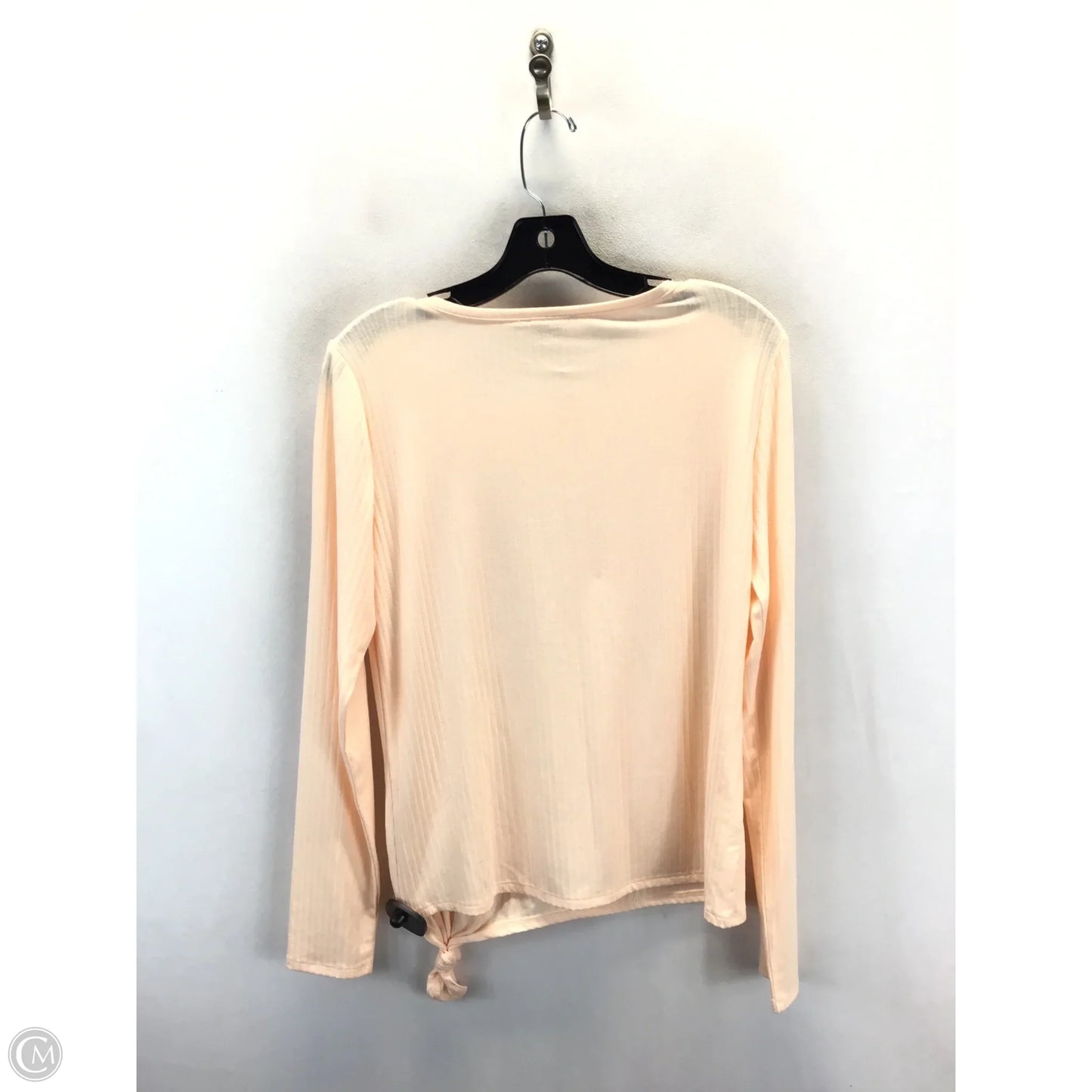 Top Long Sleeve By Loft In Peach, Size: M