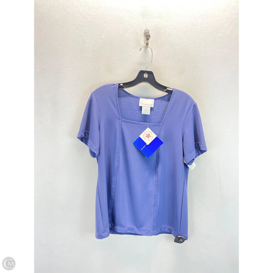 Top Short Sleeve By Susan Graver In Purple, Size: S
