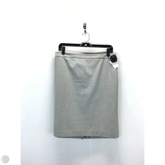 Skirt Midi By Loft In Grey, Size: 10