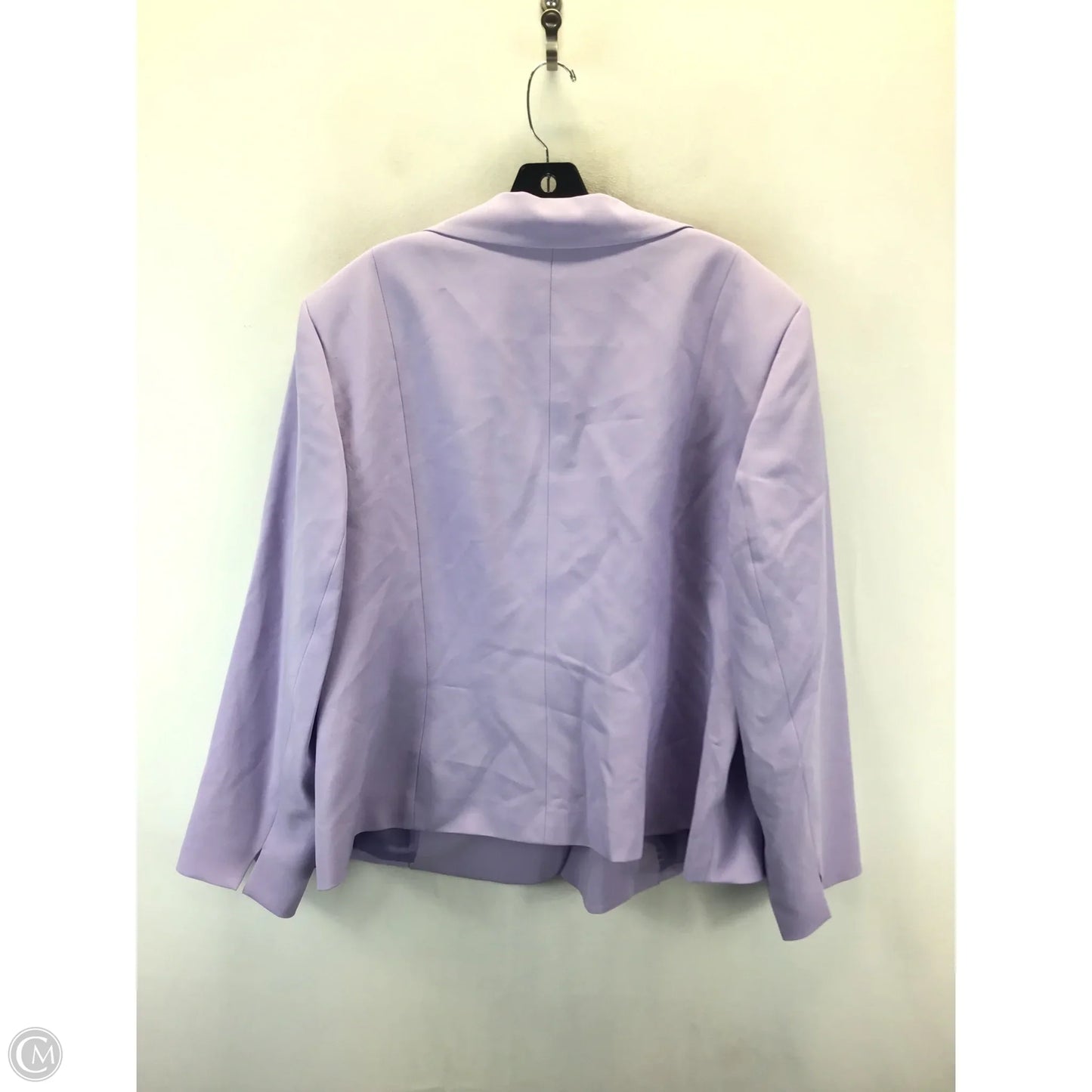 Skirt Suit 2pc By Le Suit In Purple, Size: 24