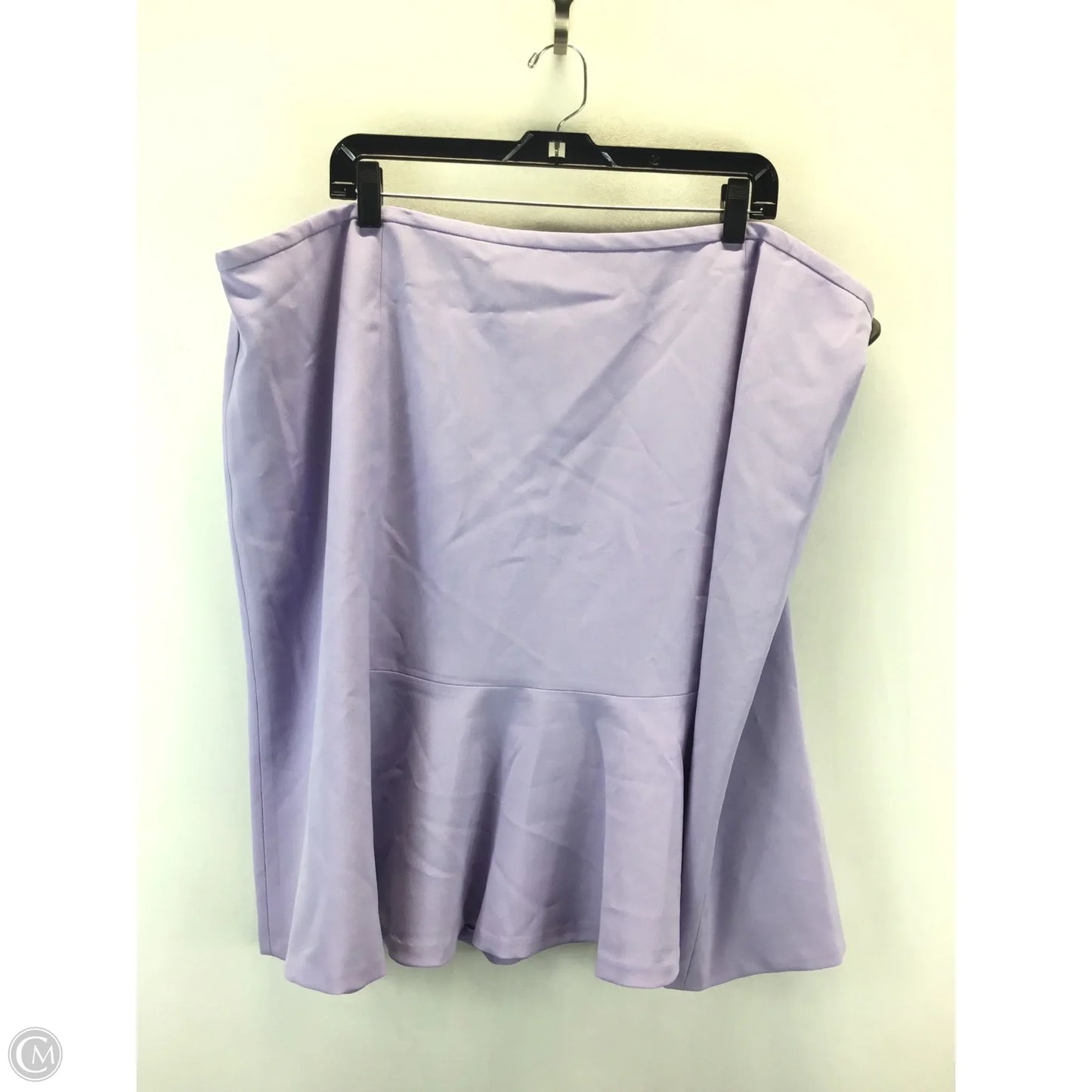 Skirt Suit 2pc By Le Suit In Purple, Size: 24