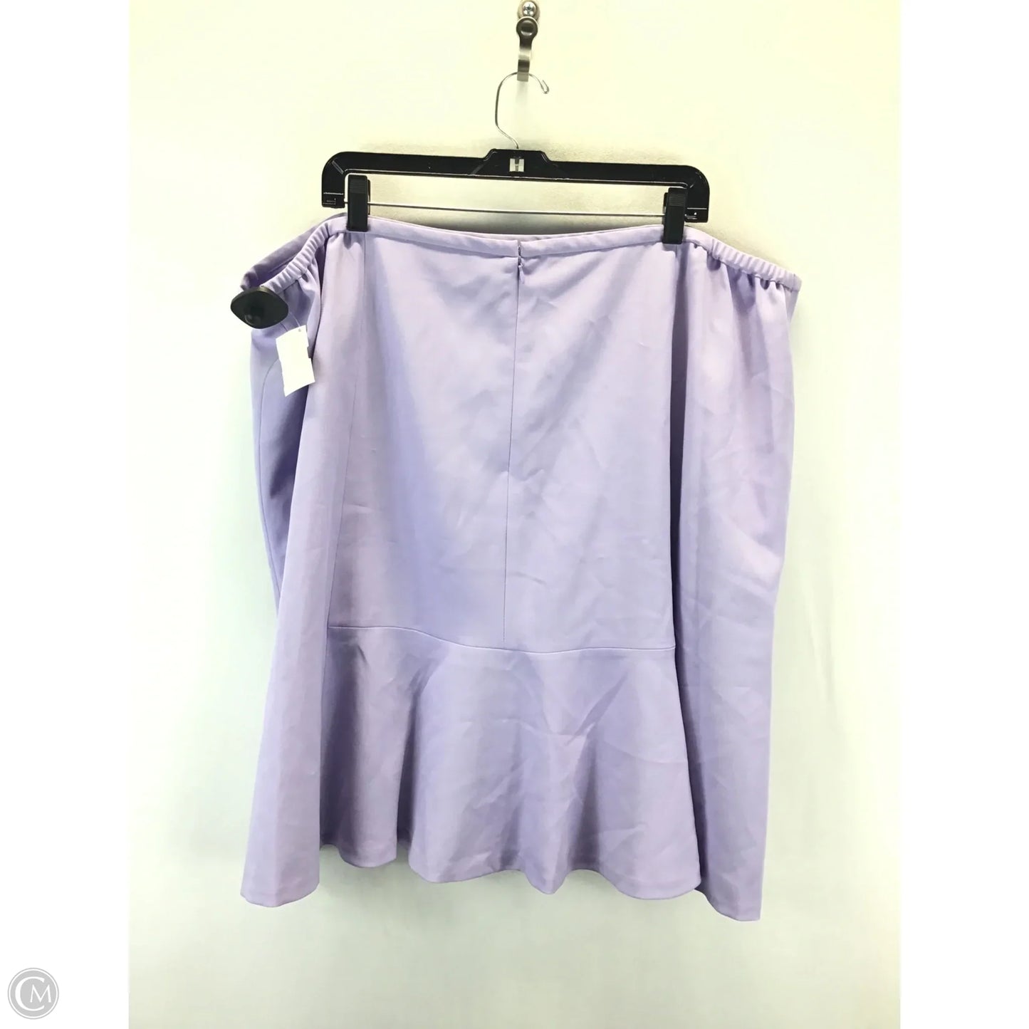 Skirt Suit 2pc By Le Suit In Purple, Size: 24
