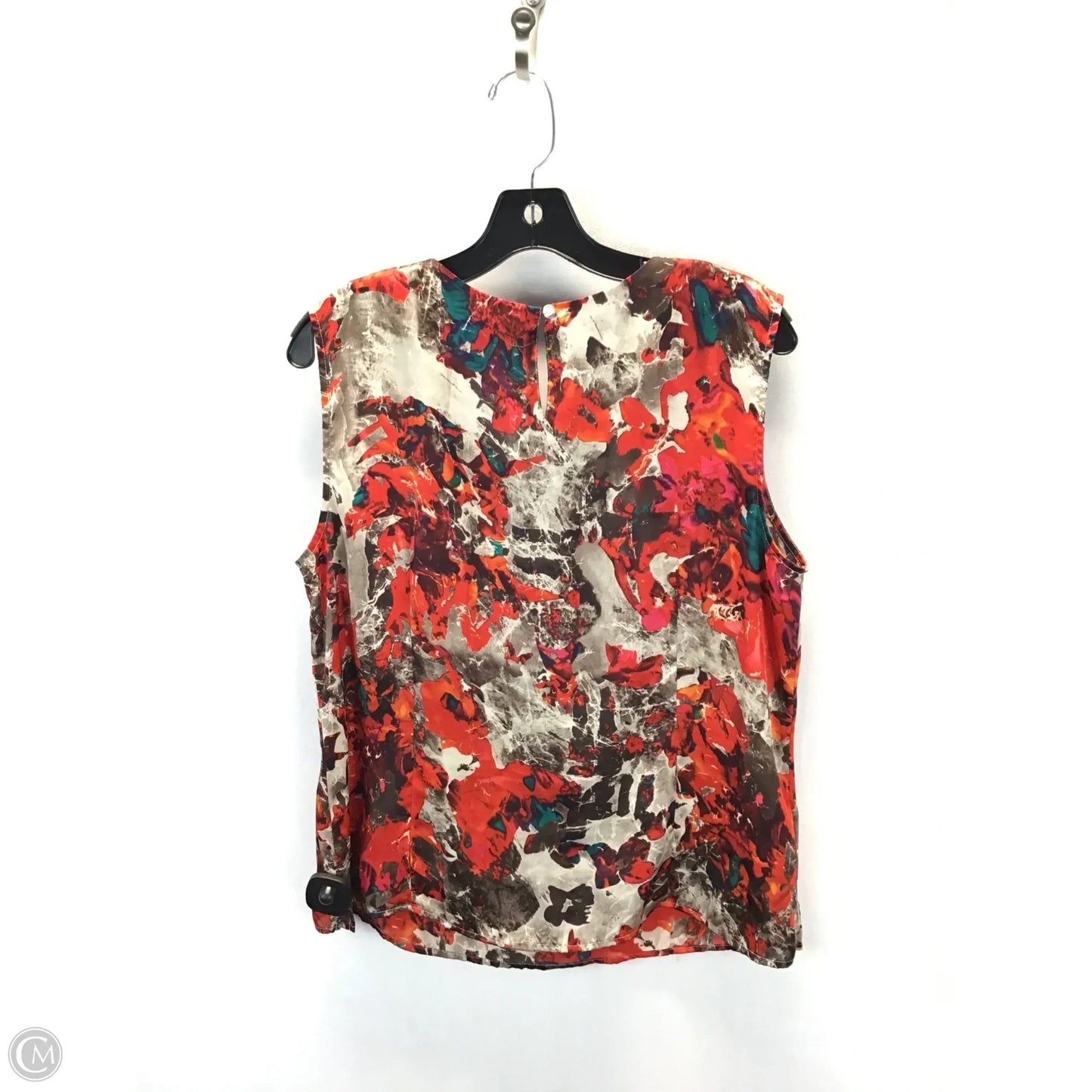 Top Sleeveless By Kasper In Multi-colored, Size: Xl