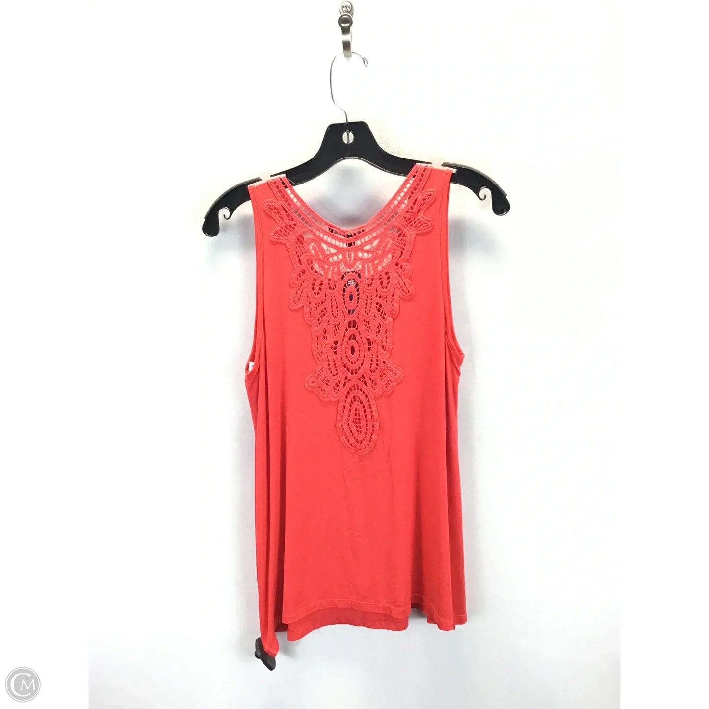 Top Sleeveless By Cable And Gauge In Orange, Size: M