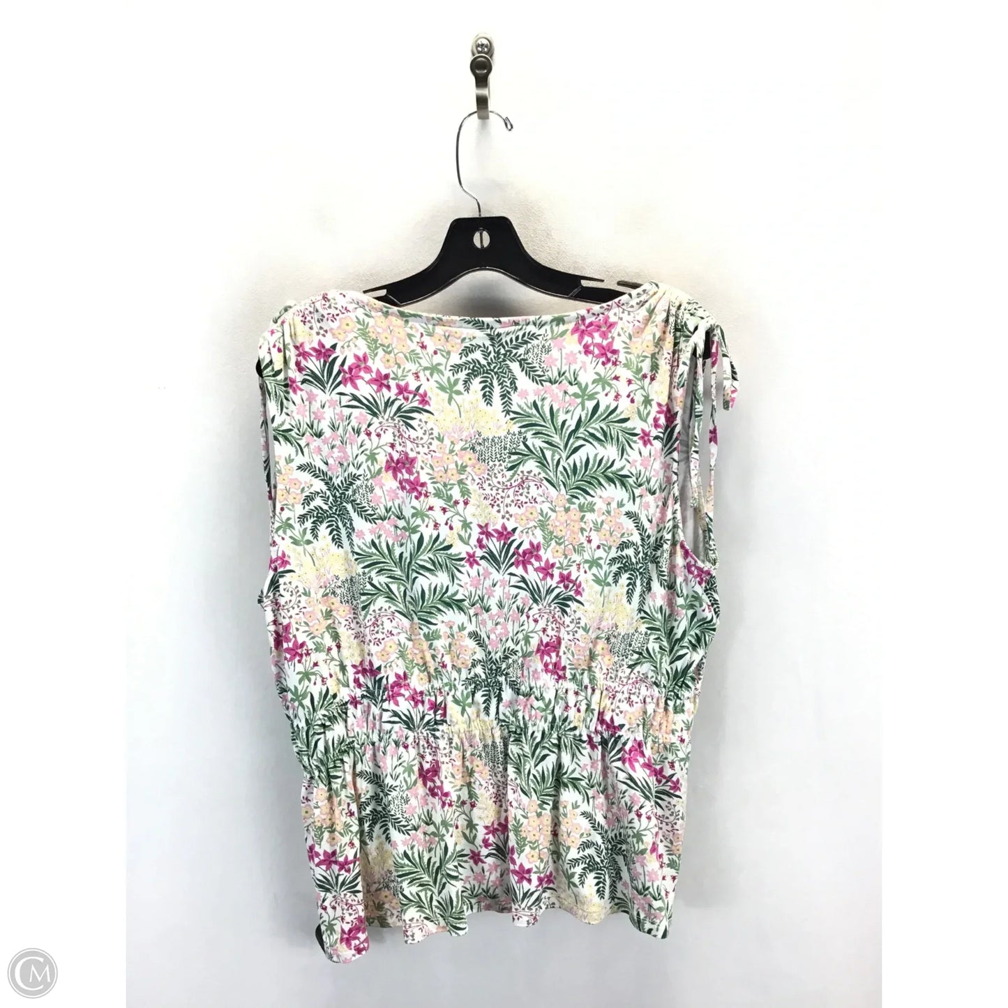 Top Short Sleeve By Wonderly In Floral Print, Size: L