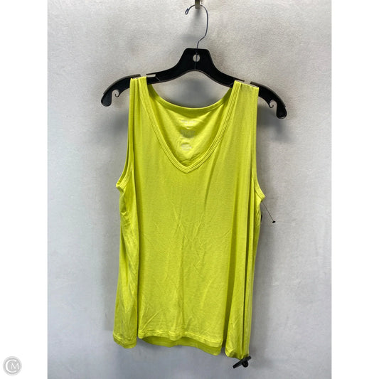 Top Sleeveless By Nine West In Green, Size: L