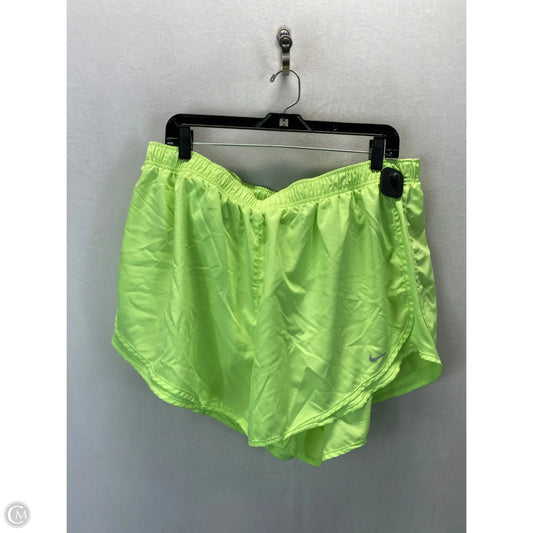 Shorts By Nike In Green, Size: 1x