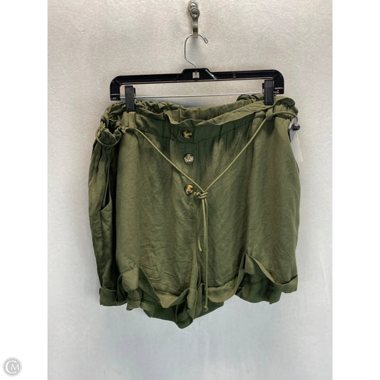 Shorts By New Look In Green, Size: 3x