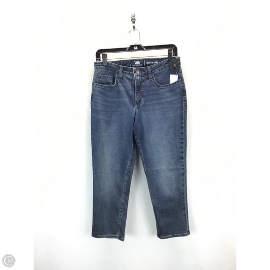 Jeans Straight By Lee In Blue, Size: 8