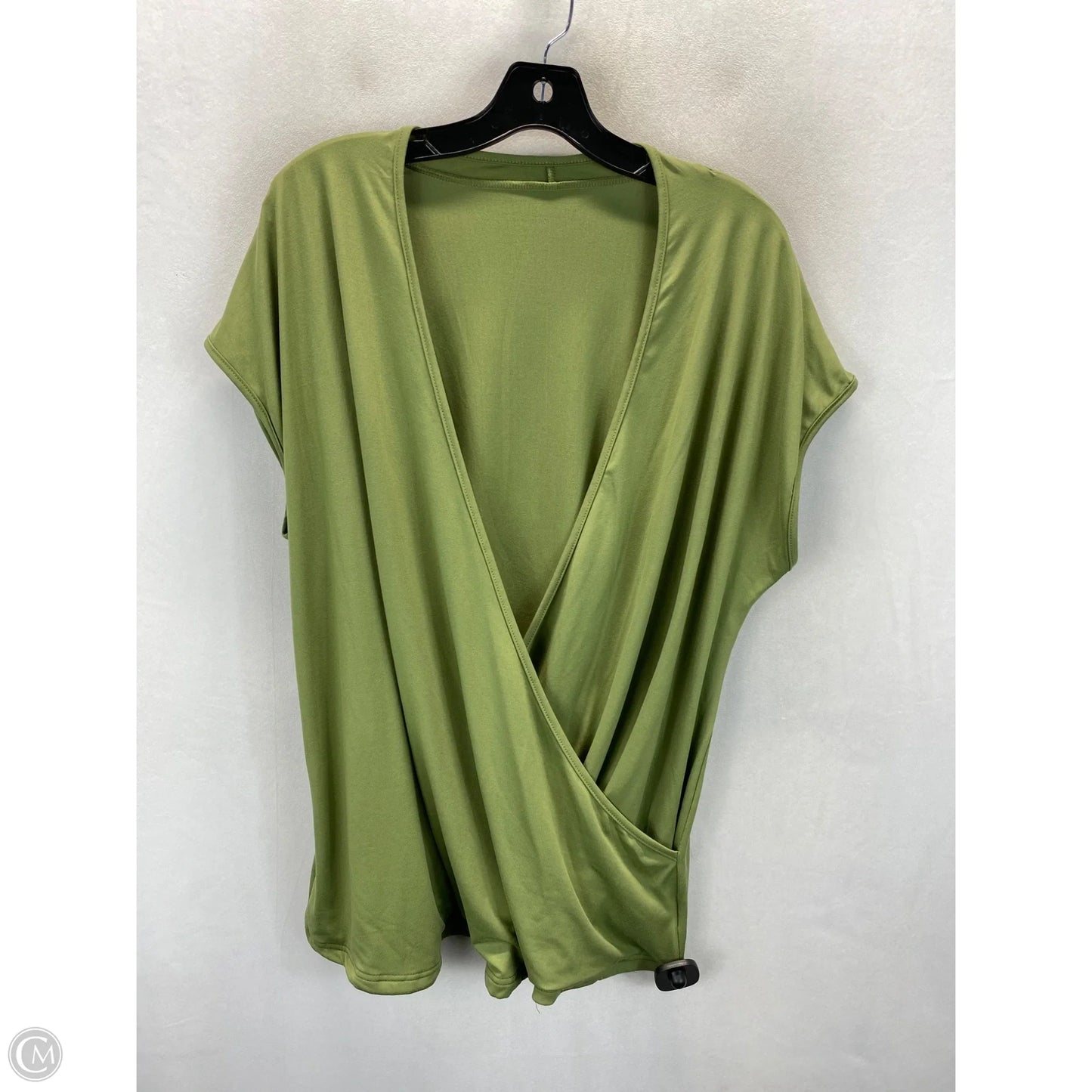 Top Sleeveless By Clothes Mentor In Green, Size: 1x