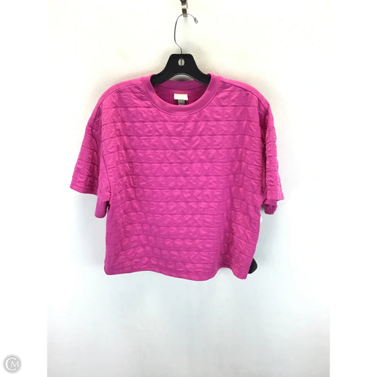 Top Short Sleeve By A New Day In Pink, Size: S