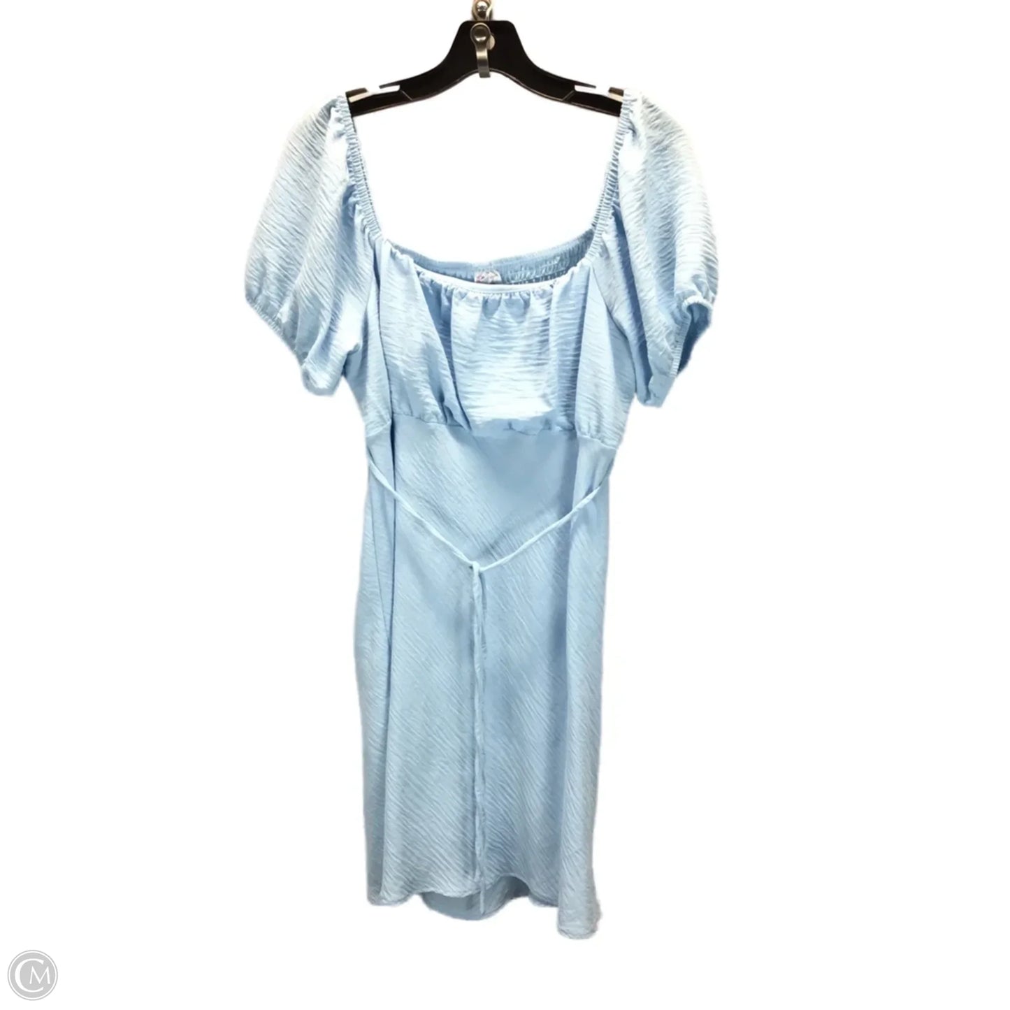 Dress Casual Midi By No Boundaries In Blue, Size: Xxl