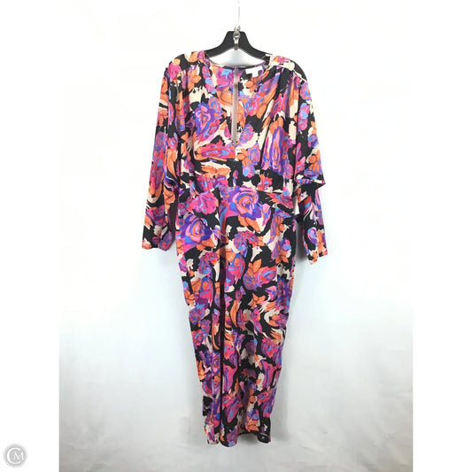 Dress Casual Maxi By Topshop In Multi-colored, Size: 10