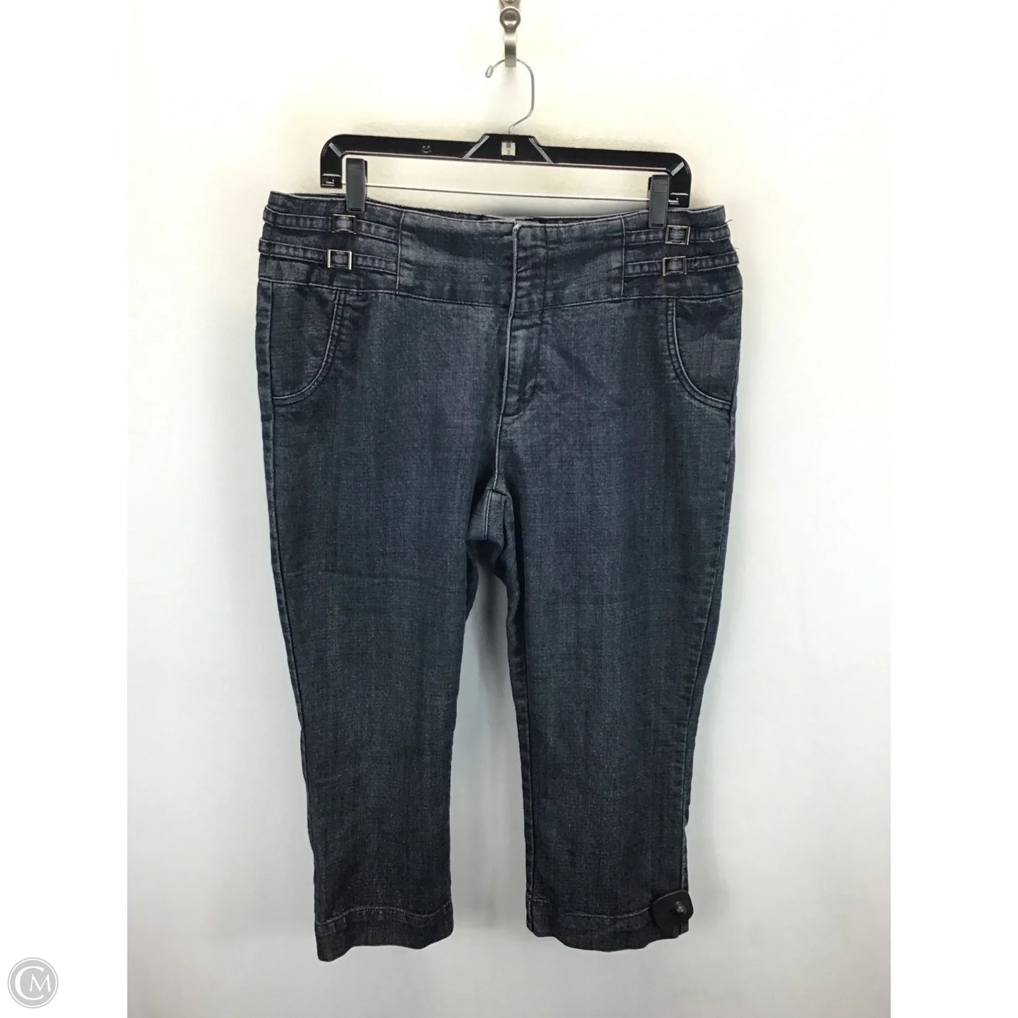 Capris By One 5 One In Blue, Size: 16