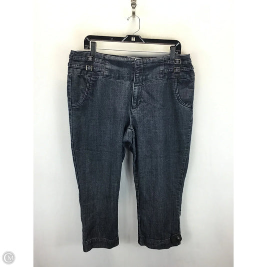 Capris By One 5 One In Blue, Size: 16
