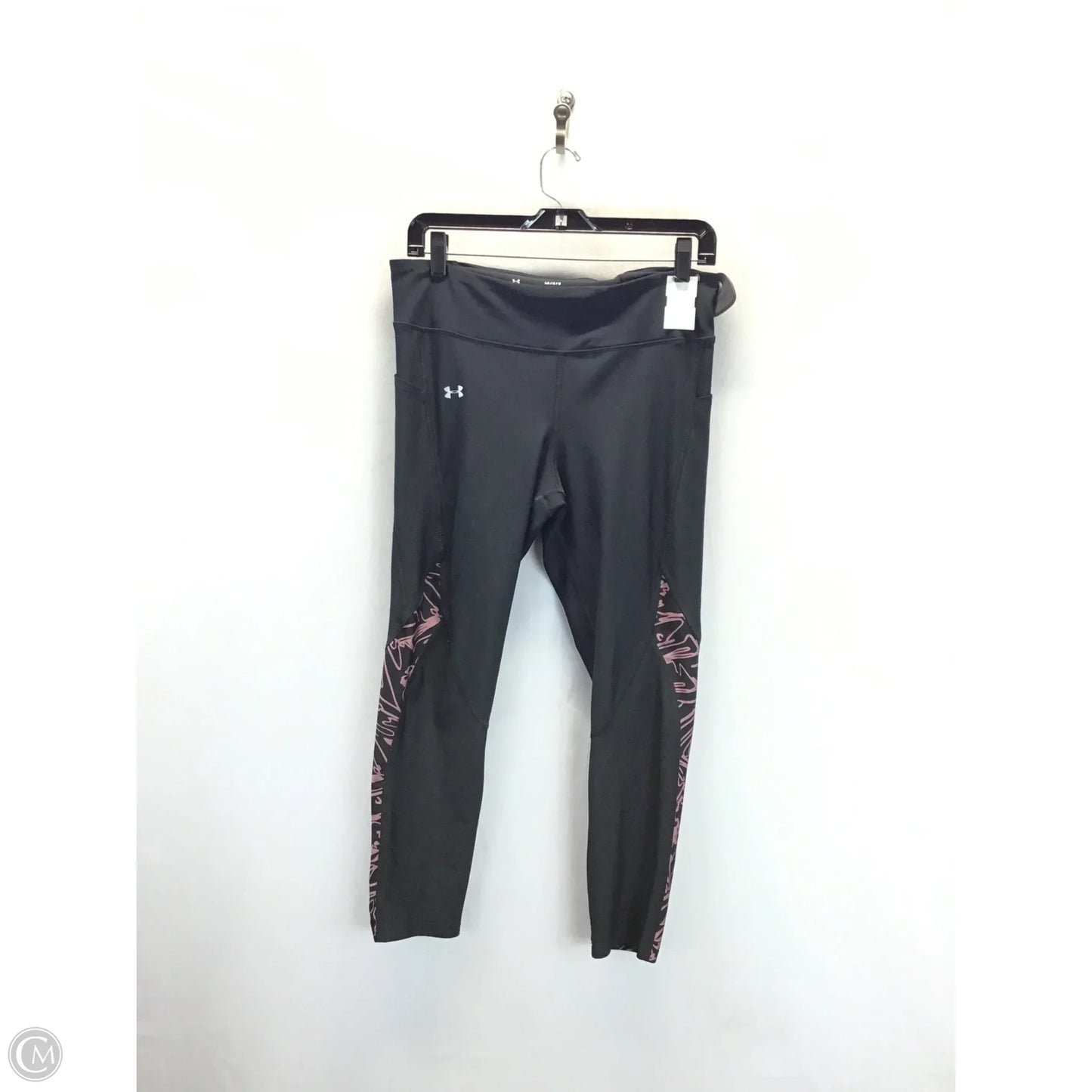 Athletic Leggings By Under Armour In Black, Size: L