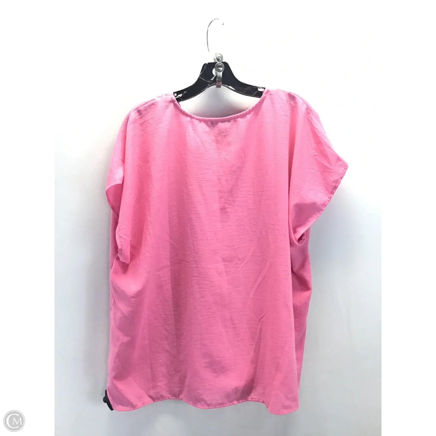 Top Sleeveless By Fred David In Pink, Size: 2x