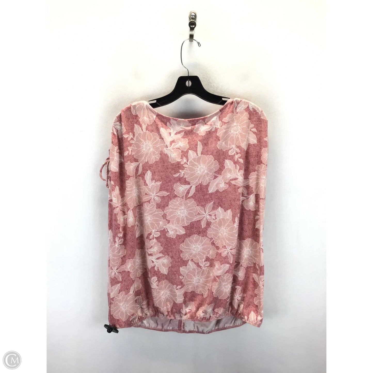Top Short Sleeve By Clothes Mentor In Floral Print, Size: 2x