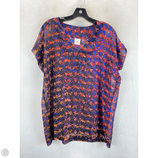 Top Sleeveless By Cabi In Multi-colored, Size: M
