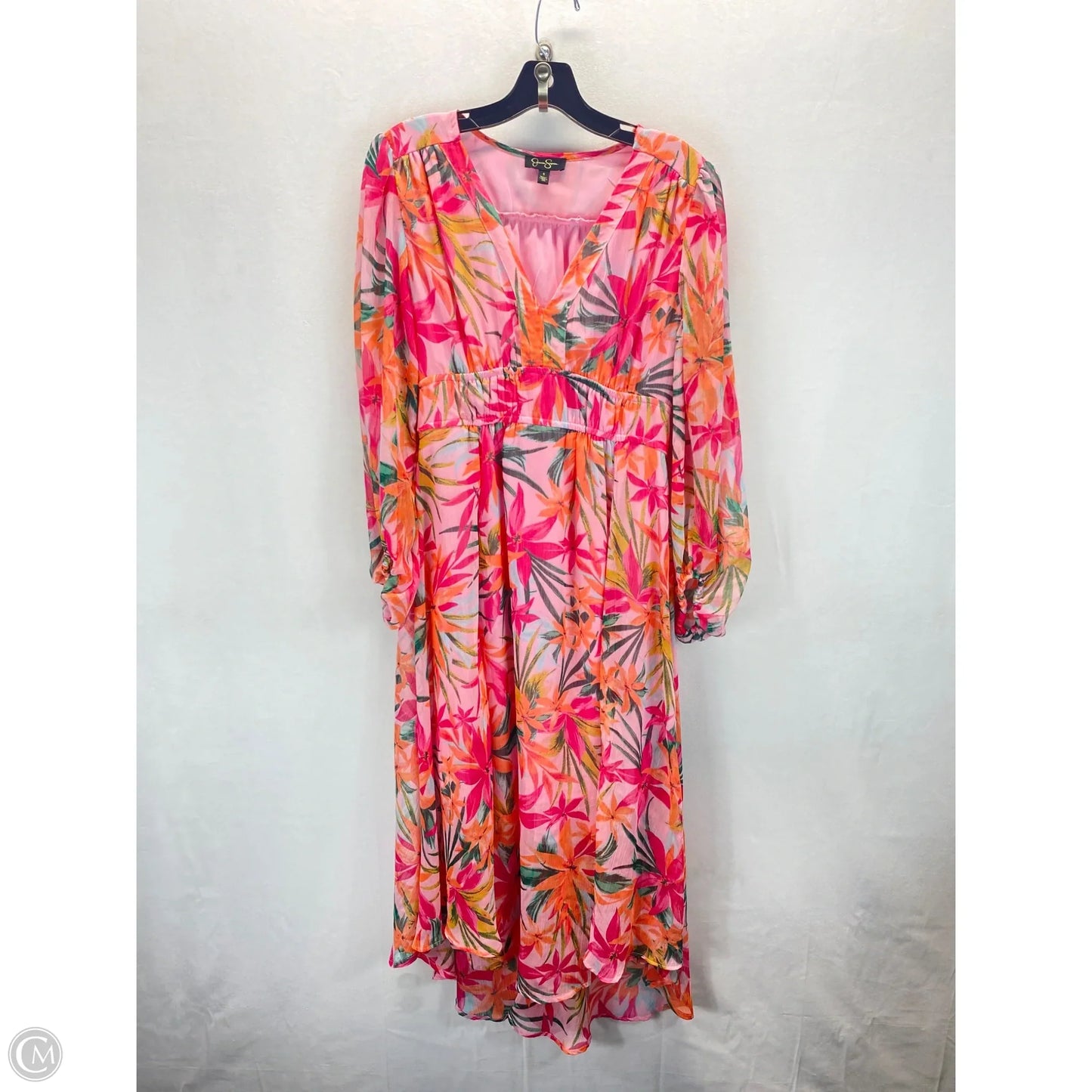 Dress Casual Midi By Jessica Simpson In Floral Print, Size: S