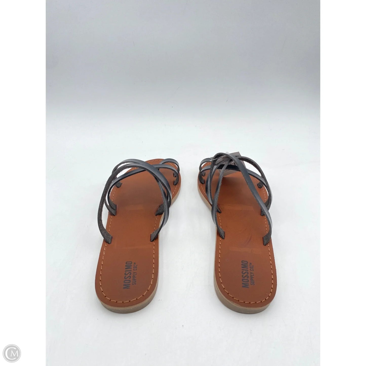 Sandals Flats By Mossimo In Black, Size: 8