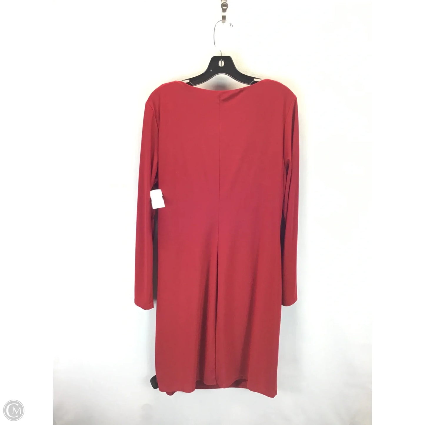 Dress Casual Midi By Lauren By Ralph Lauren In Red, Size: 16