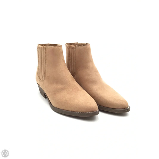 Boots Ankle Flats By Universal Thread In Tan, Size: 7