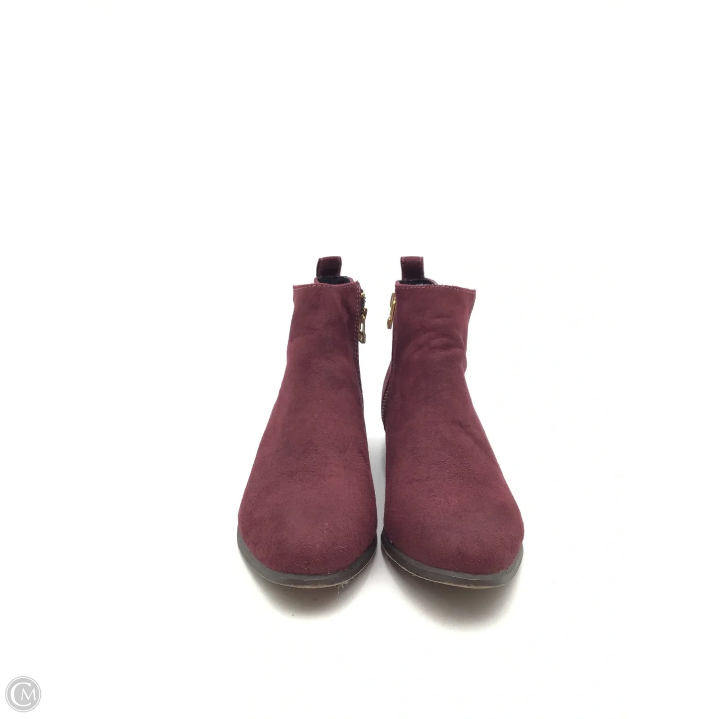 Boots Ankle Flats By Candies In Red, Size: 8