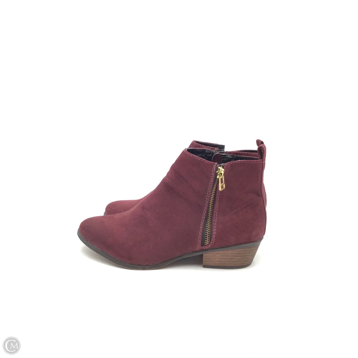 Boots Ankle Flats By Candies In Red, Size: 8