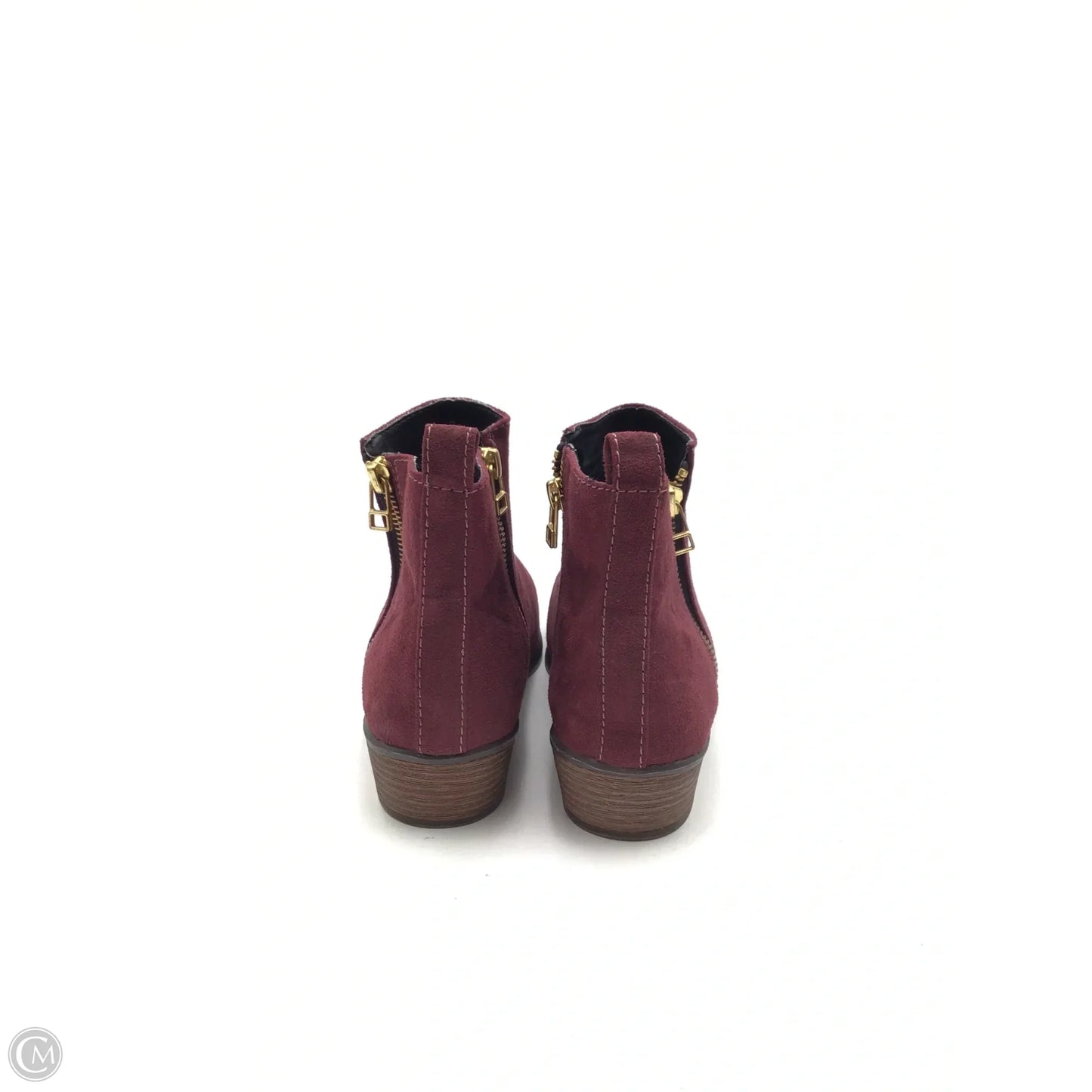 Boots Ankle Flats By Candies In Red, Size: 8