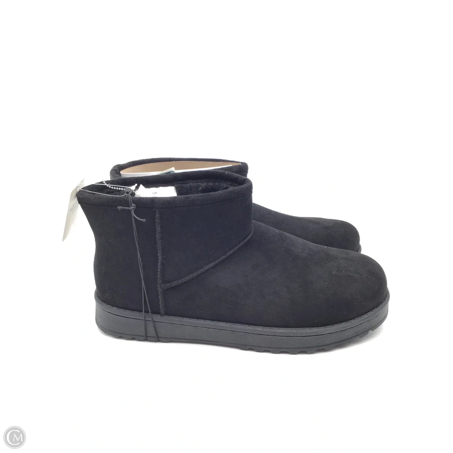 Boots Ankle Flats By Clothes Mentor In Black, Size: 11