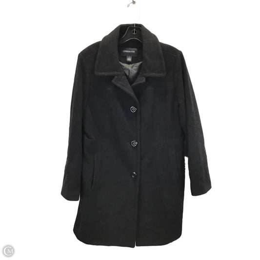 Coat Peacoat By London Fog In Black, Size: L
