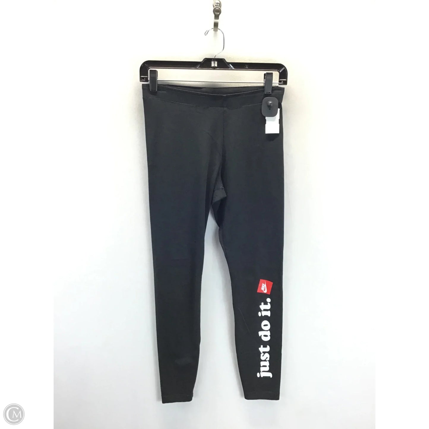 Athletic Leggings By Nike In Black, Size: M