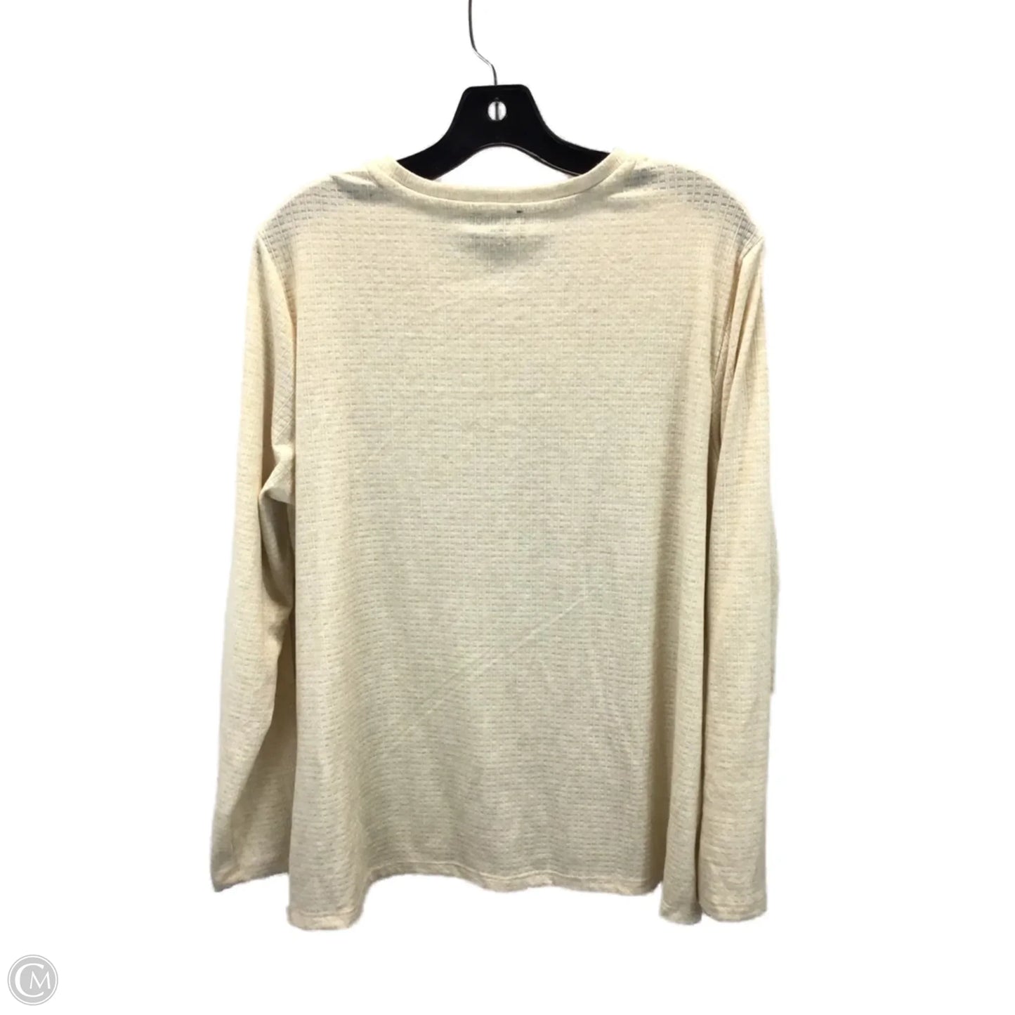 Top Long Sleeve By Gh Bass And Co In Beige, Size: Xl