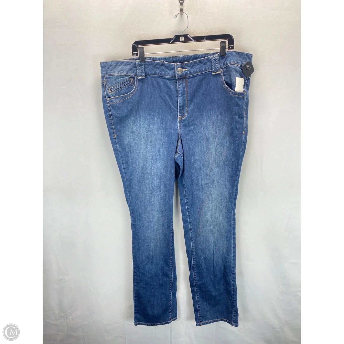 Jeans Straight By Lane Bryant In Blue, Size: 24