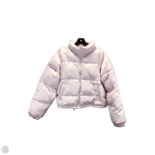 Coat Puffer & Quilted By No Boundaries In Pink, Size: Xl