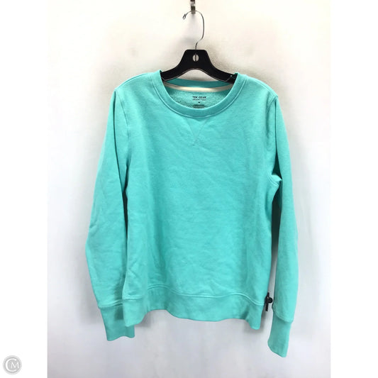 Sweatshirt Crewneck By Tek Gear In Green, Size: M