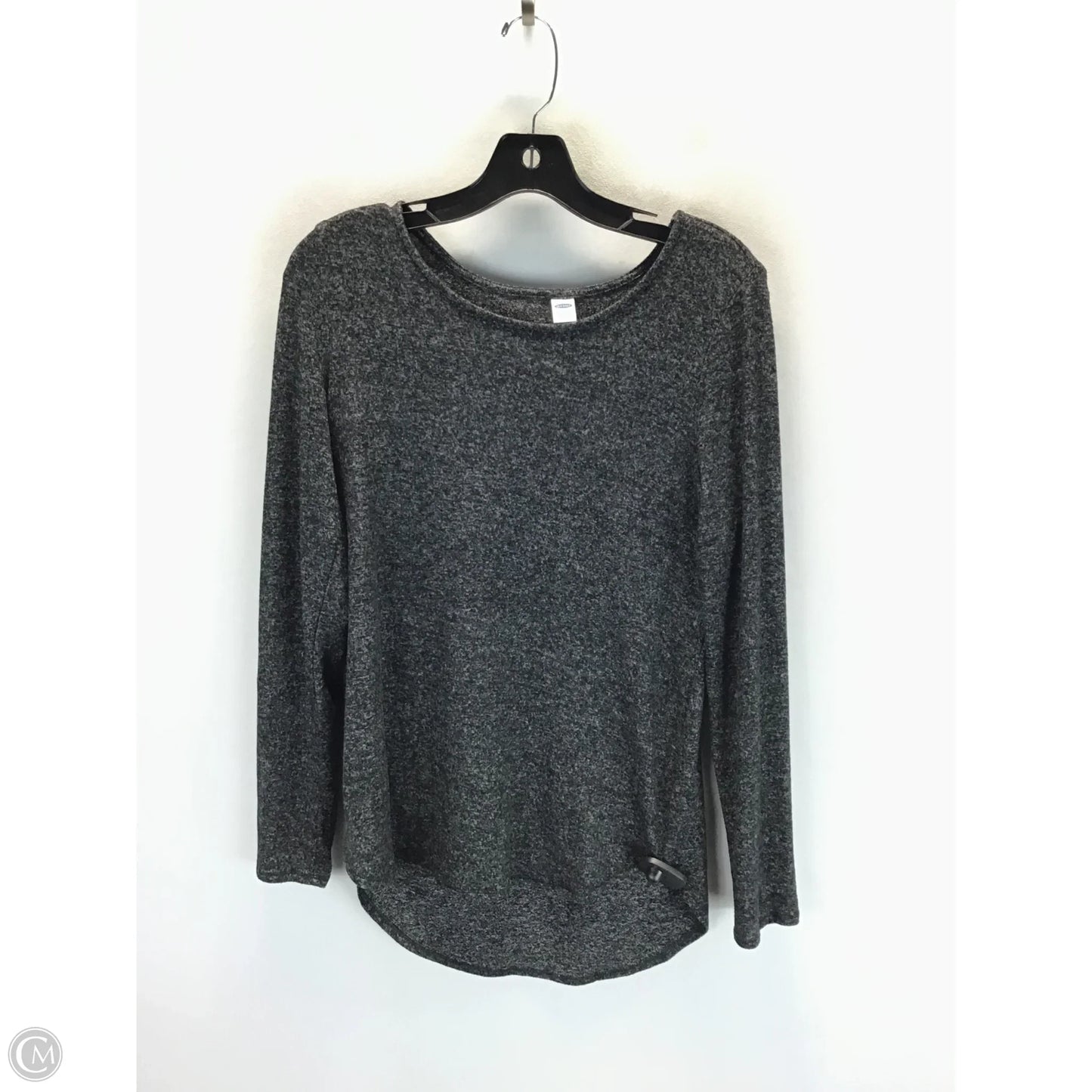 Top Long Sleeve By Old Navy In Grey, Size: S