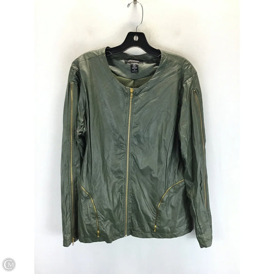 Jacket Other By Ashley Stewart In Green, Size: 14