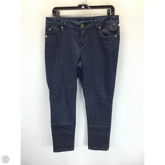 Jeans Straight By Apt 9 In Blue, Size: 10