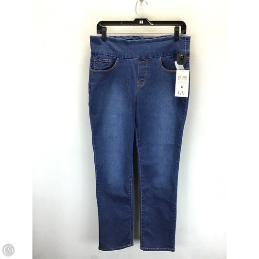 Jeans Straight By Gloria Vanderbilt In Blue, Size: 10